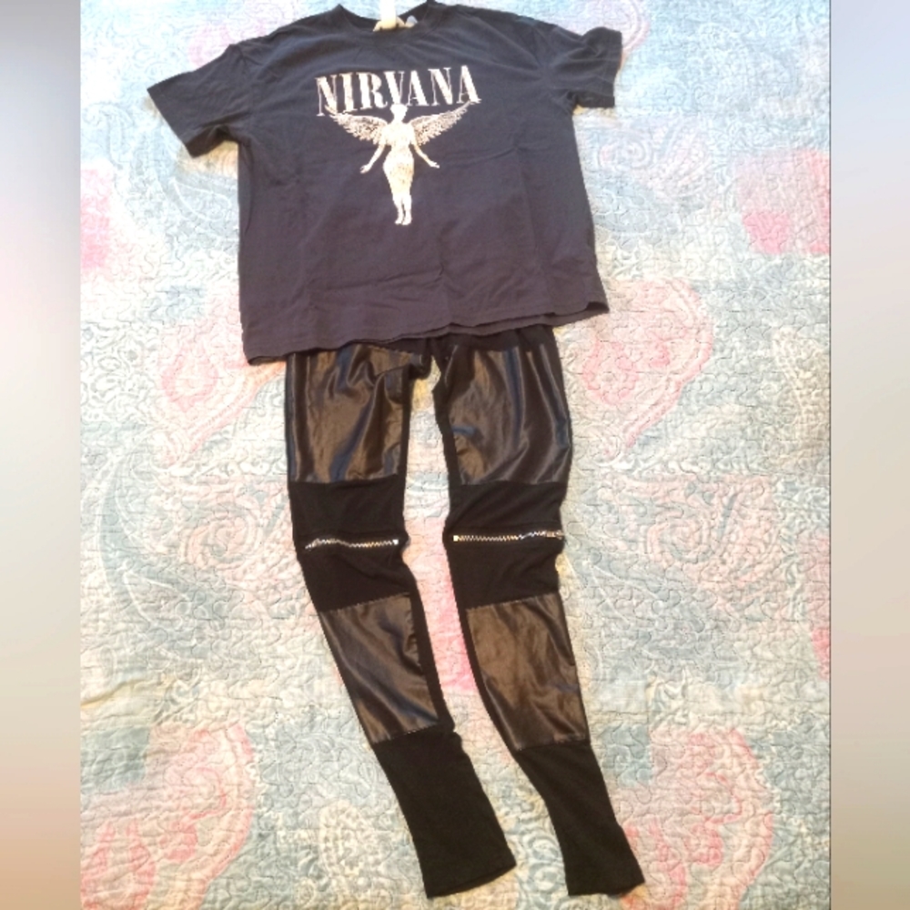 Modcloth Zipper Knee Patchwork Leggings - image 4